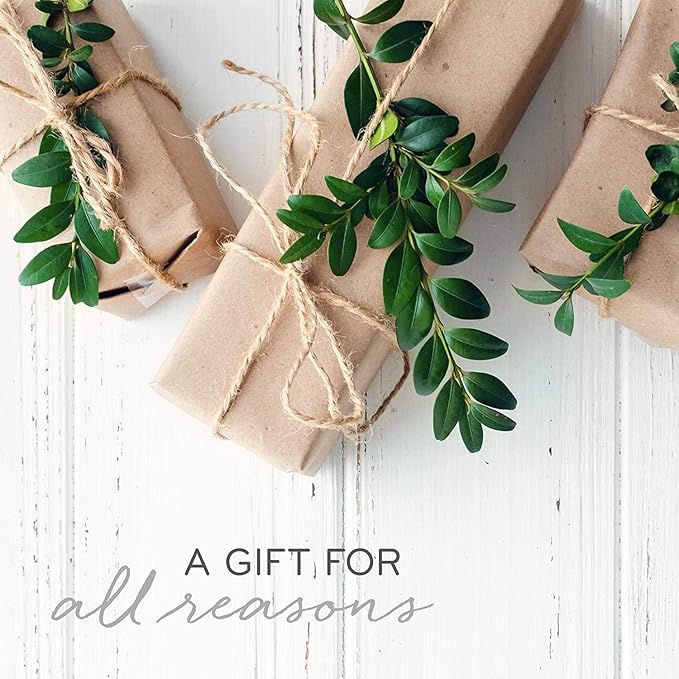 Thymes Frasier Fir Candles - Statement Collection - Silver with Pine Needle Design - Scented Candles for Home Decor - Notes of Siberian Fir Needles, Cedarwood & Sandalwood - 3 Wick (12.5 oz)