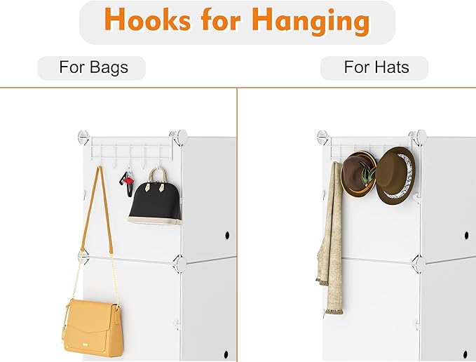 HOMIDEC Shoe Rack, 4 Tier Shoe Storage Cabinet 16 Pair Plastic Shoe Shelves Organizer for Closet Hallway Bedroom Entryway