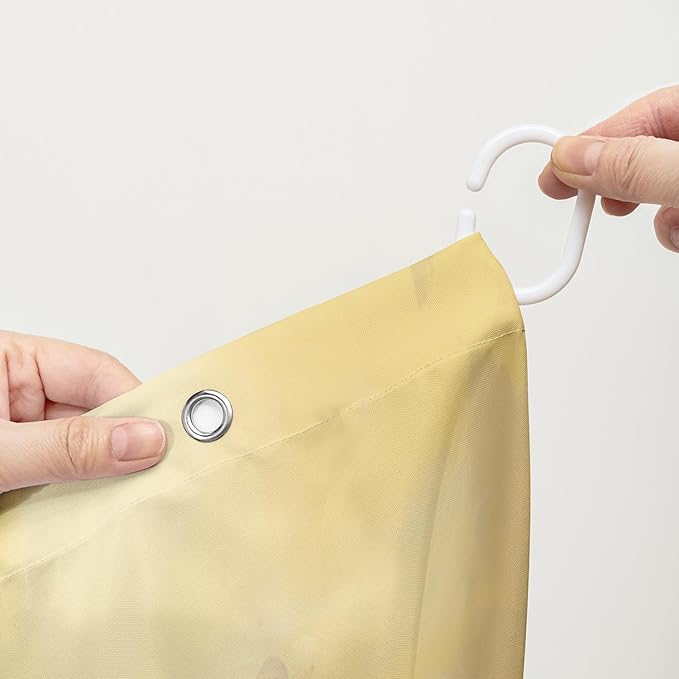 AILONEN Cartoon Kawaii Cat Shower Curtain for Kids Girls, 3D Cat Mum and Son with Flower Shower Curtain for Bathroom Decor,Cat Lovers Animal Waterproof Shower Curtains Sets with Hooks,72" W*72" H