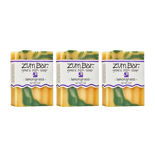 Zum Bar Goat's Milk Soap - Lemongrass - 3 oz (3 Pack)