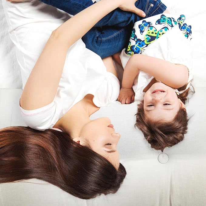 Wenqik Wedge Pillow Triangular Dorm Headboard Bed Rest Reading Backrest Back Support Long Bolster Pillow with Removable Cover for Dorm Room Supplies(White,Queen (59 x 20 x 8 Inch))