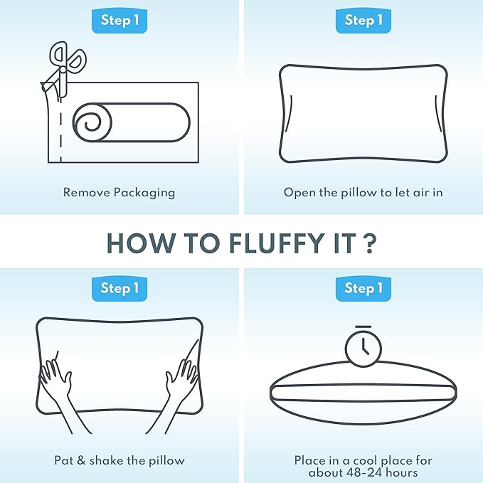 Bed Pillows Queen Size - Premium Luxury Hotel Quality Cooling Bed Pillows for Sleeping,Soft Fluffy & Memory Foam Filling,Support Loft Gusseted Bed Pillows for Side and Back Sleepers (High)