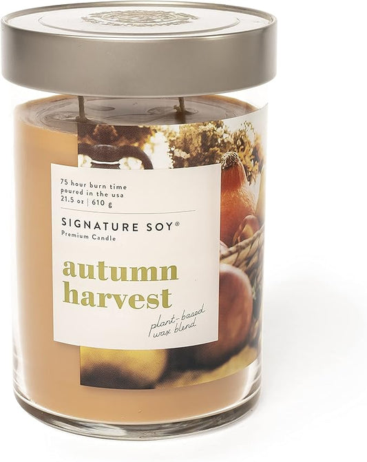 Lidded Autumn Harvest Scented Candle