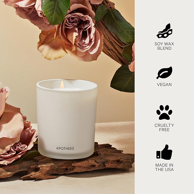Apotheke 3-Wick Candles (Santal Rock Rose, 3-Wick)