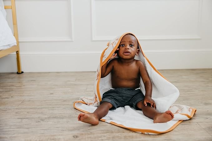 Copper Pearl Hooded Bath Towels Premium Knit/Terry Cloth Baby Towels with Hood, Pockets, and Cool Designs - Great to Gift and Make Bath Time Fun - Baby Bath Towel, Swift