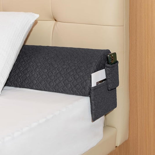 Bed Wedge Pillow Headboard/Bed Gap Filler/Mattress Gap Filler Full 54"x8"x6" to Fill The Gap (0-6") Between Headboard and Wall Firm Support Pillow