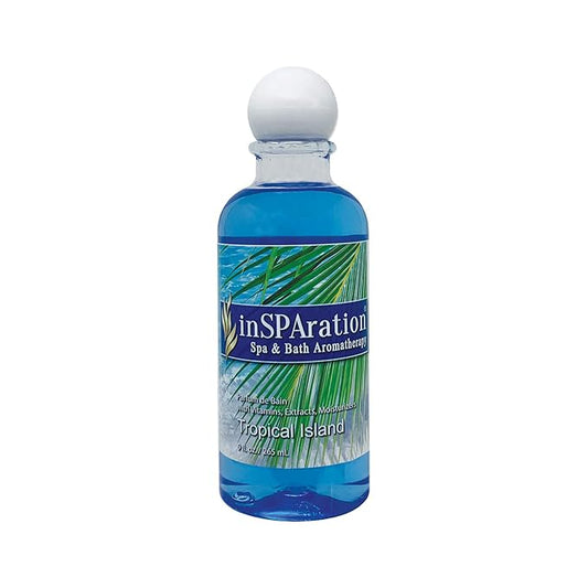 inSPAration Spa and Bath Aromatherapy 370X Spa Liquid, 9-Ounce, Tropical Island