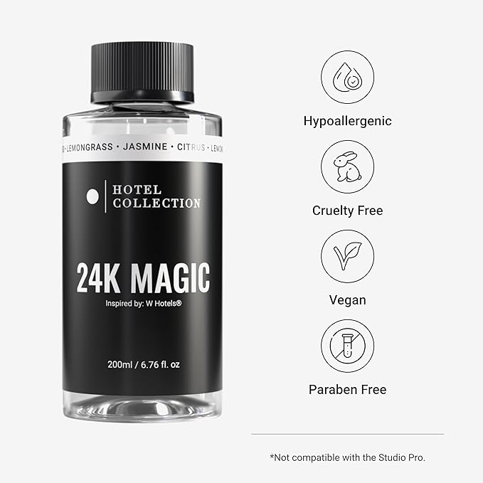 Hotel Collection | 24K Magic Oil Blend | Luxury Hotel Inspired Aromatherapy Scent Diffuser Oil | Citrus, Lemongrass and Jasmine 6.7 fl oz 200 mL