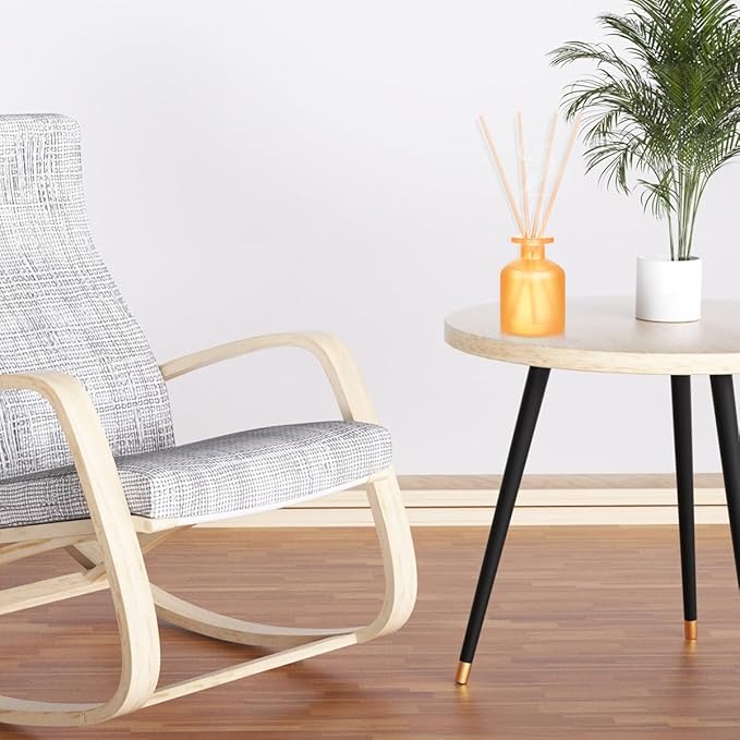 Reed Diffuser - Jasmine Lily 3.38oz (100ml) 2 Pack Essential Oil Reed Diffuser Set with 8 Sticks, Long Lasting Fragrance for Home, Bathroom, Bedroom, Room, Decor