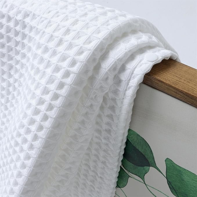 Hooded Bath Towel for Kids Extra Soft Absorbent Bath Poncho for 0-4 Years Premium Waffle + Muslin Cotton