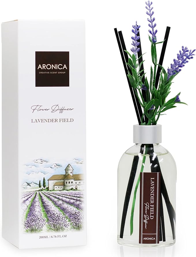 Aronica Bathroom Relaxation Accessories, Lavender Products Spa Bathroom Ideas, Guest Room Must Haves, Living Room Essentials for Cozy Home, House Items Spare Bedroom, Lavender Diffuser