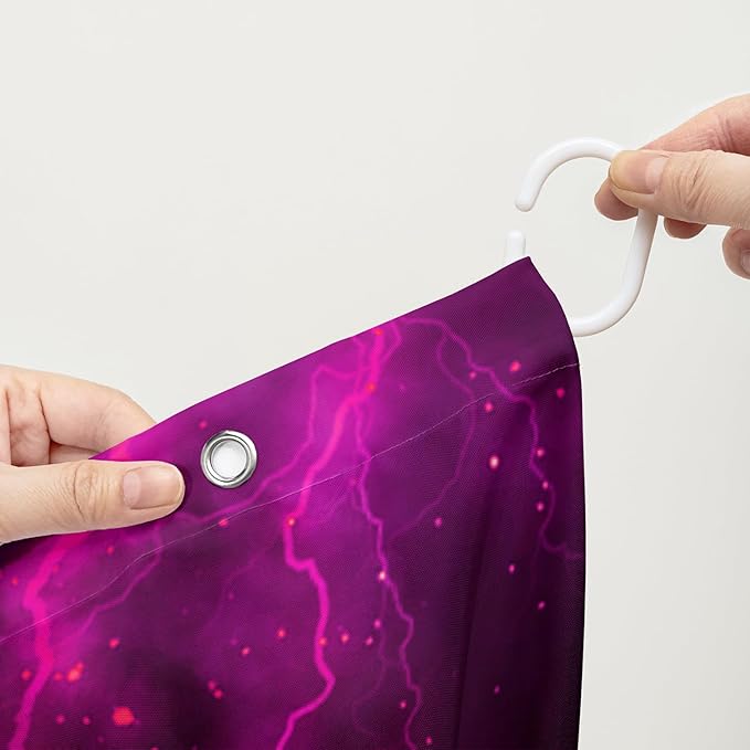 AILONEN 3D Black Panther Shower Curtain for Bathroom,Romantic Rose Smoky Leopard Printed Bath Curtain,Wildlife Cheetah Decoration Shower Curtain Waterproof 72" W*96" H