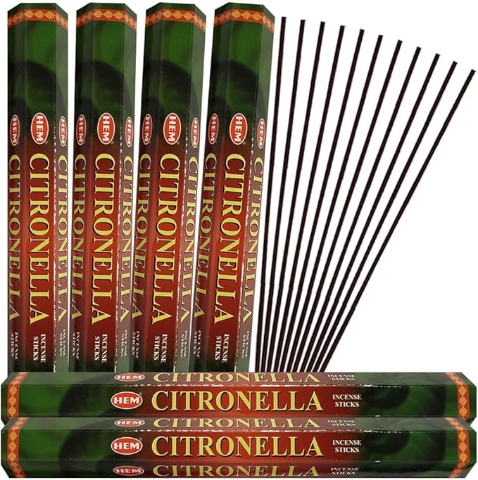 Citronella Incense Sticks and Incense Stick Holder Bundle Insence Insense Hem Incense Sticks