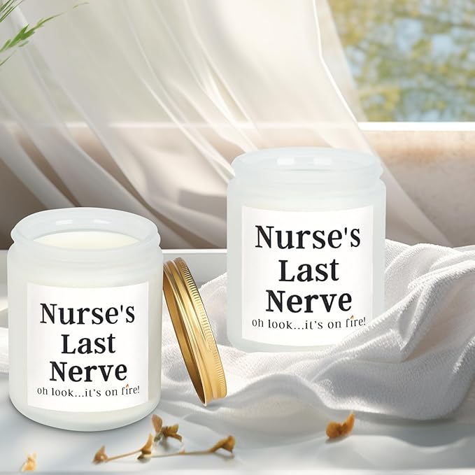 Nurse Appreciation Candles with Box Nurse Appreciation Week Gifts for Women Retirement Birthday Presents