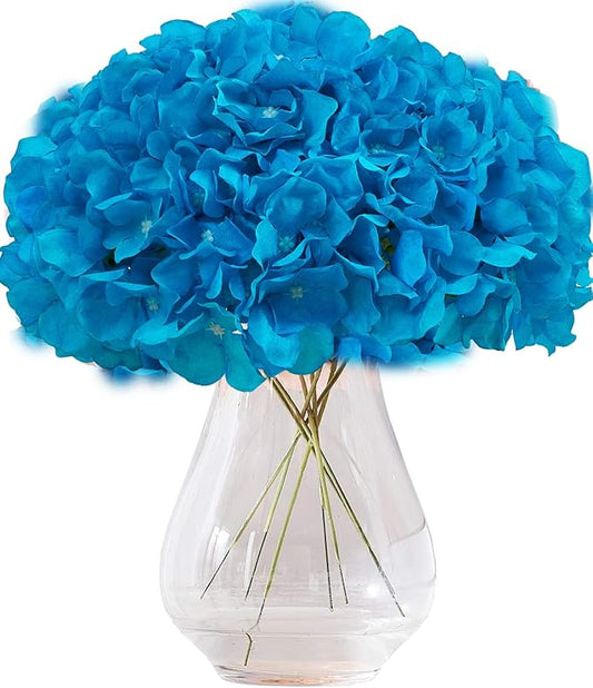 10pcs Hydrangea Artificial Flowers Fake Flowers