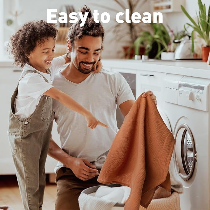 GLLQUEN BABY Muslin Swaddle Blankets for Boys and Girls, 2-Pack Baby Blankets for Girl Boy, Baby Receiving Blanket, Baby Swaddle Blanket Unisex, Newborn Essentials, Registry & Gift