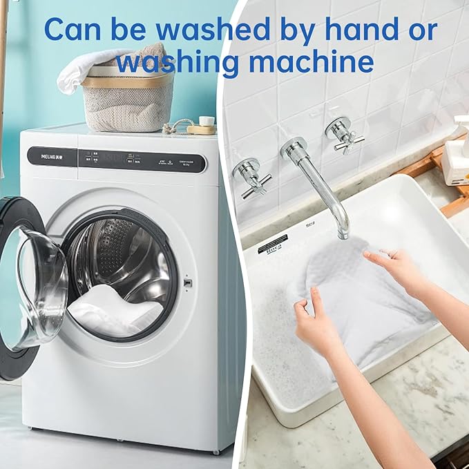 Pillow Cover Compatible with Legacy Knee Pillow,Washable and Zippered Legacy Leg and Knee Foam Support Pillow Cover Only