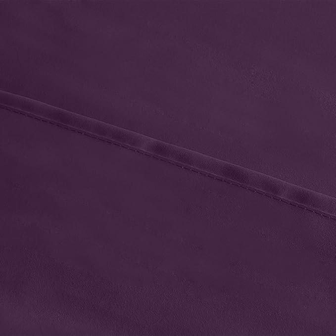 Utopia Bedding King Pillow Cases - 2 Pack - Envelope Closure - Soft Brushed Microfiber Fabric - Shrinkage and Fade Resistant Pillow Covers 20 X 40 Inches (King, Purple)