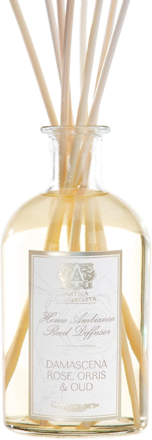 Antica Farmacista Home Ambiance Diffuser, Damascena Rose, Orris and Oud, Rose, 8.45 Fl Oz