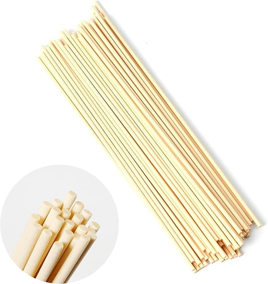 Oil Diffuser Sticks 50pcs 9in/23cm×0.118in/3mm Fragrance Refill Fibre Reed Thick Diffuser Sticks for Diffuser Reed Diffuser Sticks for Home Office Spa and Bedroom