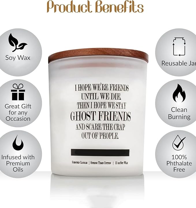 Candles Gifts for Women - Scented Candle Set, Soy Wax Candles for Stress Relief and Home Decor, 11oz Scented Portable Travel Tin Christmas Aromatherapy Candles, Birthday Gifts for Women