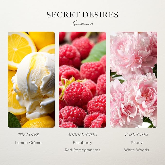 Secret Desires Hotel Diffuser Oil | Aromatherapy Fragrance | Inspired by ARIA® Las Vegas | Notes of Lemon Crème, Raspberry, Pomegranate & Peony (120 mL)