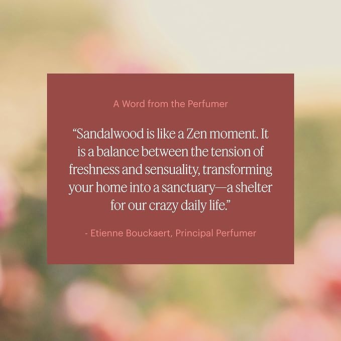 Aera Sandalwood - Essential Oil for Home - Inspiring Calm Fragrance - Notes of Sandalwood, Balsam and Oud - Scent Refill - Works with The Aera Diffuser