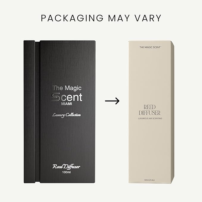 Mahogany & Teakwood Reed Diffuser for Home - Luxury Scent Diffuser with Premium Fiber Reeds for Lasting Gentle Dispersal - Natural, Toxin-Free Aroma Inspired by Ambercrombie & Fitch
