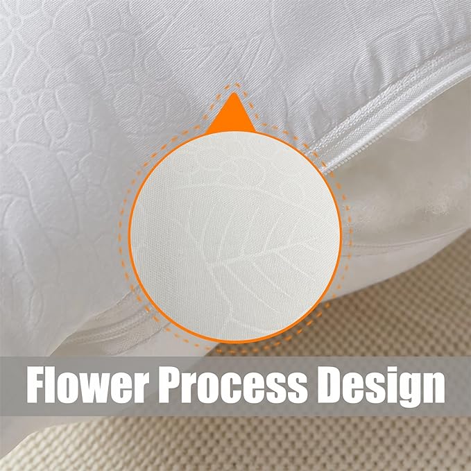 Anime Body Pillow Insert, 20""x 60"" Hugging Body Pillow Core, fit for 50x150 cm Japanese Anime Dakimakura Long Throw Pillow Vacuum Package 1 Piece (20x60 inches), White, ZhiRui-BodyPilow-New01