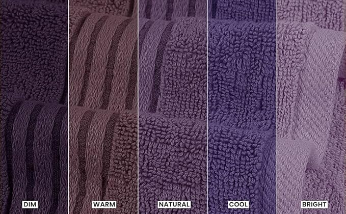 Utopia Towels 6 Piece Premium Hand Towels Set, 16 by 28 inches, 100% Ring Spun Cotton, Lightweight and Highly Absorbent Towels for Bathroom, Travel, Camp, Hotel, and Spa, Plum