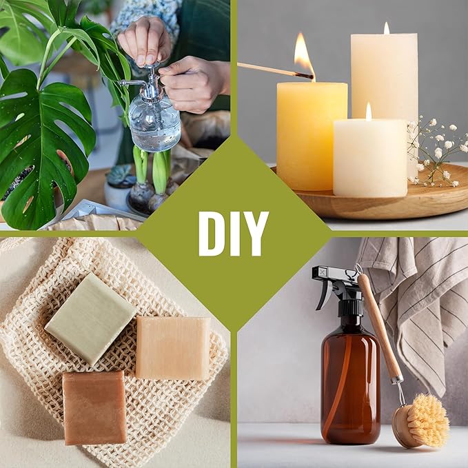 Lemongrass Essential Oil 2-Pack, 16oz Bottle, Bulk for Diffusers, Home, Care, Aromatherapy, Candles