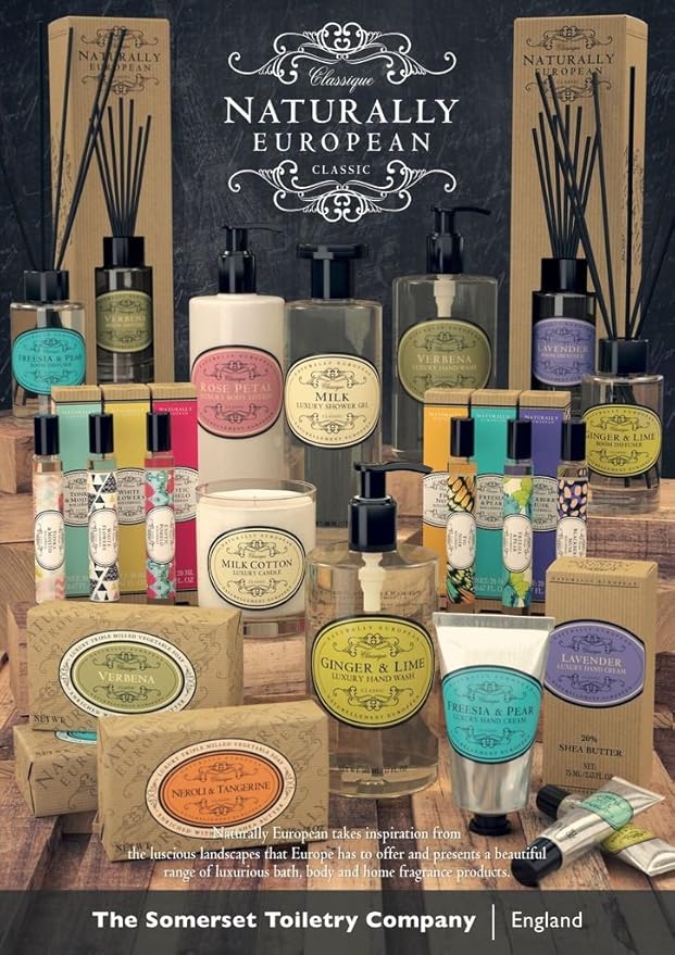 Naturally European Fragrance by Somerset Freesia & Pear Room Diffuser, 3.38 Fl Oz