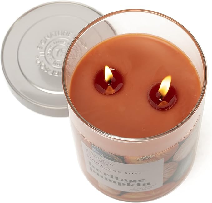 Lidded Heritage Pumpkin Scented Candle