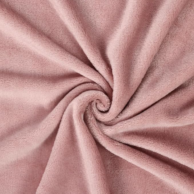 Vessia Travel Blanket for Airplane, Train and Car, Warm and Soft Travel Blanket and Pillow 2 in 1 for Adults and Kids, Portable Compact Long Flight Blanket with Luggage Sleeve, Backpack Clip(Pink)