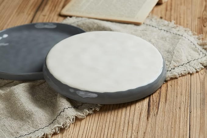 Famiware Mars Plates and Bowls Set, 24 Pieces Dinnerware Sets, Dishes Set for 8, Multi-color