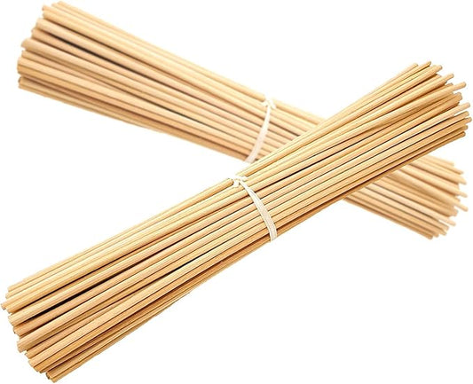 Reed Diffuser Replacement Bamboo Sticks 100 pcs - 9.8in Long (23cm) - for Room Fragrance Oil Diffuser - Room Aromas - Diffuser Kit - Reeds for Aromatization - Aromatherapy Bamboo Sticks - Scentless