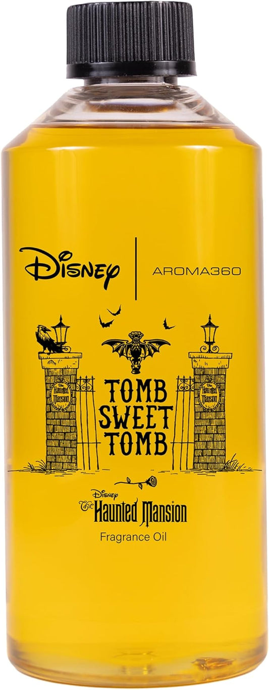 Aroma360|Disney | Tomb Sweet Tomb Oil Blend | Haunted Mansion Inspired Diffuser Oil | Aromatherapy Scent Diffuser Oil | Cinnamon, Tonka and Bergamot 16.9 fl oz, 500 mL