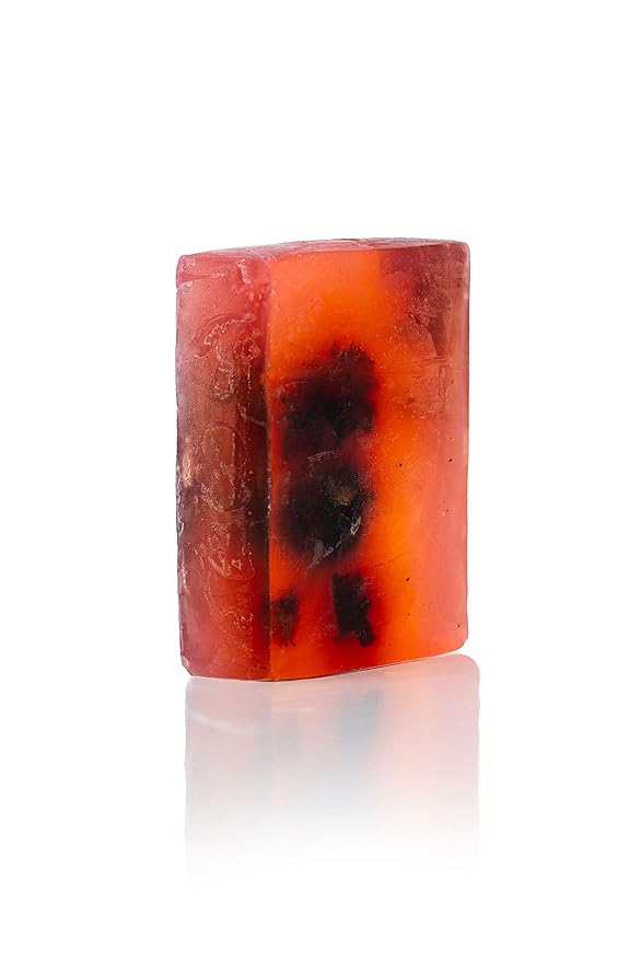 SABUN CO. Rose Oil Soap - Enriched with Rose Essential Oil & Rose Petals - 100% Handcrafted, pH Balanced, Moisturizing Natural Glycerin Soap - GREAT For Sensitive Skin & Facial Care [4.23 oz - 120 gr]