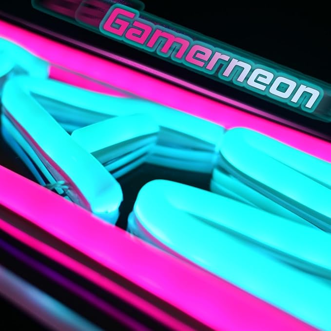 Gamerneon Game Room Neon Sign Gaming Led Neon Lights for Wall Decor Man Cave Light Up Signs for Game Room Teen Boy Bedroom Home Bar Gaming Club Decorations Gifts