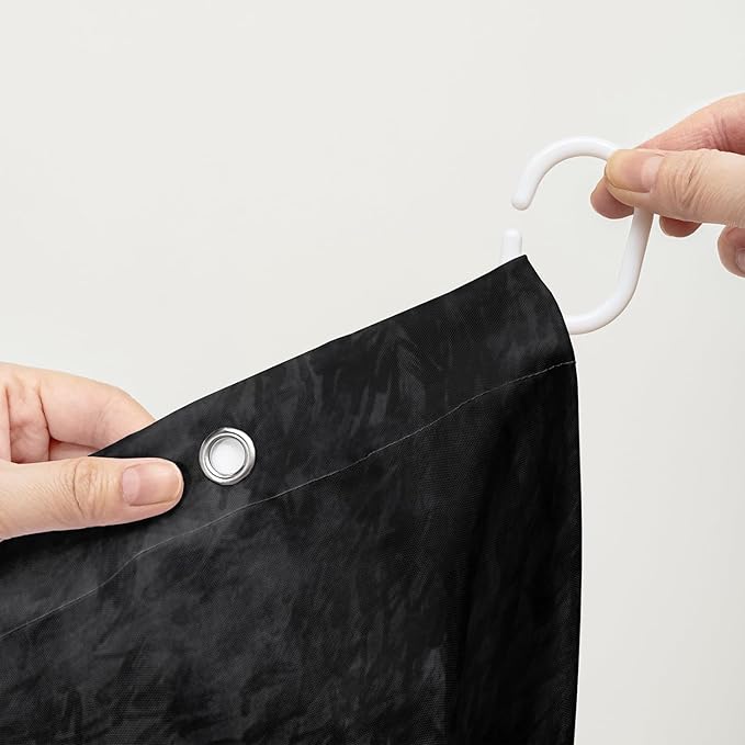 AILONEN Red Rose Shower Curtain for Bathroom, Romantic Rose Flower Bath Curtain,Grey Abstract Waterproof Floral Butterfly Print Shower Curtain Decoration with 12 Plastic Hooks, 60" W*72" H