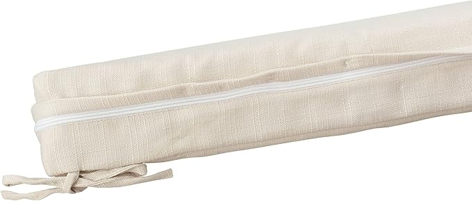 FUNHOME Outdoor Cushion Covers 24 x 24 x 4 inch,Set of 2,Replacement Square Seat Cushion Cover for Patio Furniture Chair,Water Resistant,Fade-Resistant Slipcover Only,No Insert(Light Beige)