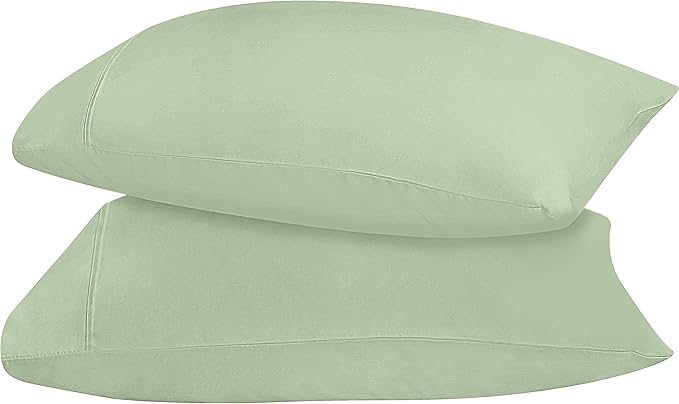 Utopia Bedding King Pillow Cases - 2 Pack - Envelope Closure - Soft Brushed Microfiber Fabric - Shrinkage and Fade Resistant Pillow Covers 20 X 40 Inches (King, Sage)