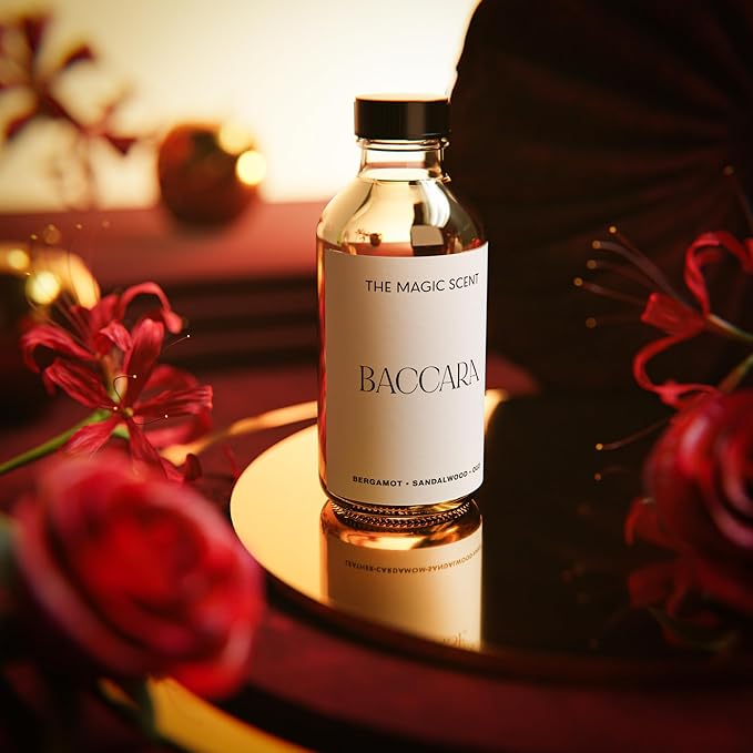 Baccara Oils for Diffuser - HVAC, Cold-Air, & Ultrasonic Diffuser Oil Inspired by The Baccarat Rouge - Essential Oils for Diffusers Aromatherapy - 4 fl oz, 120 mL