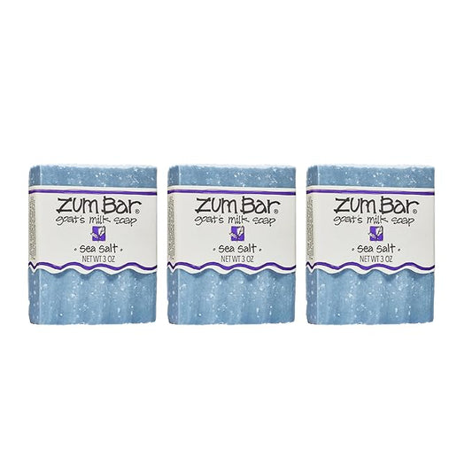 Zum Bar Goat's Milk Soap - Sea Salt - 3 oz (3 Pack)