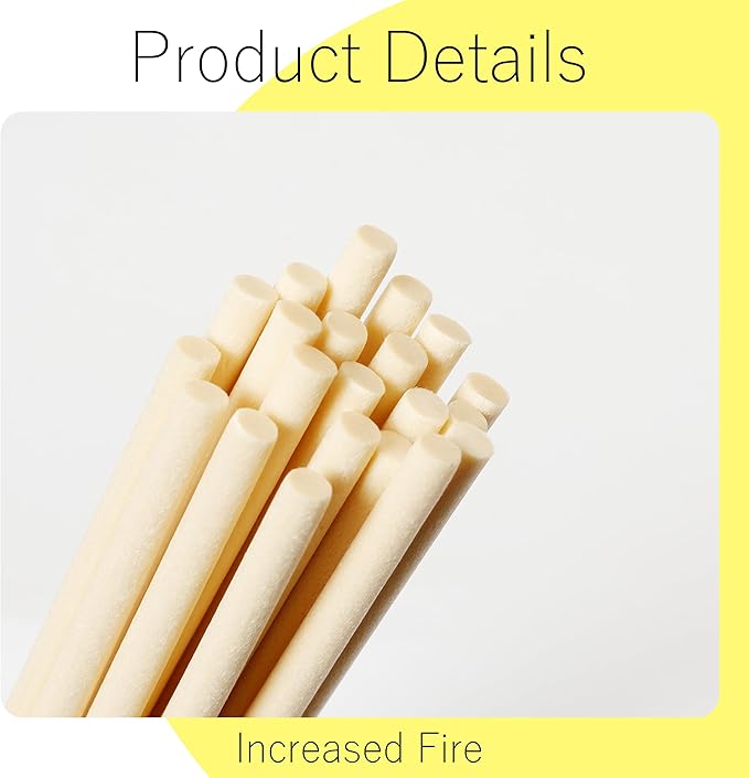 Oil Diffuser Sticks 20pcs 16.93in/43cm×0.197in/5mm Fragrance Refill Fibre Reed Thick Diffuser Sticks for Diffuser Reed Diffuser Sticks for Home Office Spa and Bedroom
