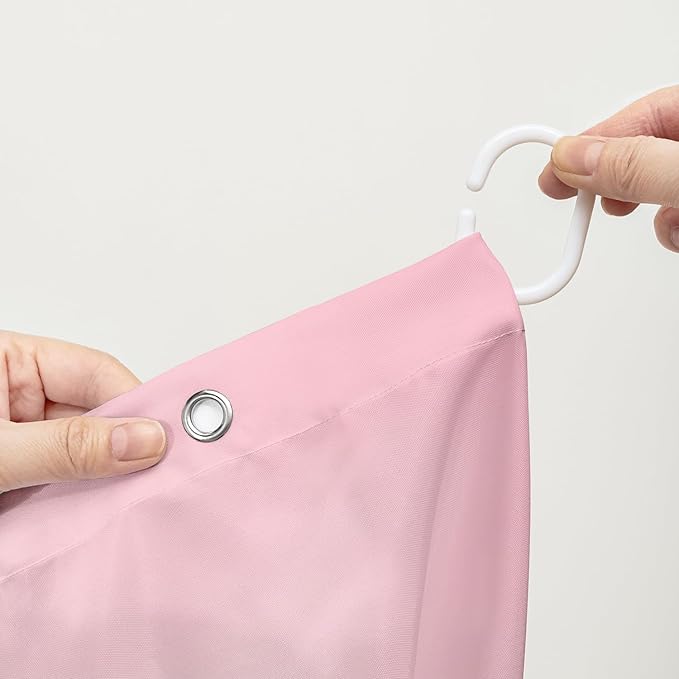 AILONEN Butterfly Shower Curtain for Bathroom, Red Flower Bath Curtain,Flying Butterfly Bathroom Curtain,Polyester Waterproof Bathroom Decor Curtain with 12 Plastic Hooks(72" W*78" H)