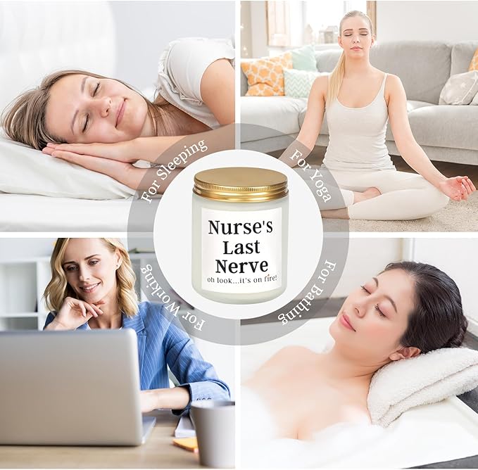 Nurse Appreciation Candles with Box Nurse Appreciation Week Gifts for Women Retirement Birthday Presents