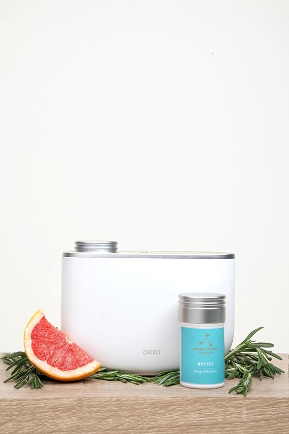 Aera Revive Aromatherapy Essential Oil Home Fragrance Scent Refill - Notes of Juniper Berry, Rosemary and Grapefruit - Works with The Aera Diffuser