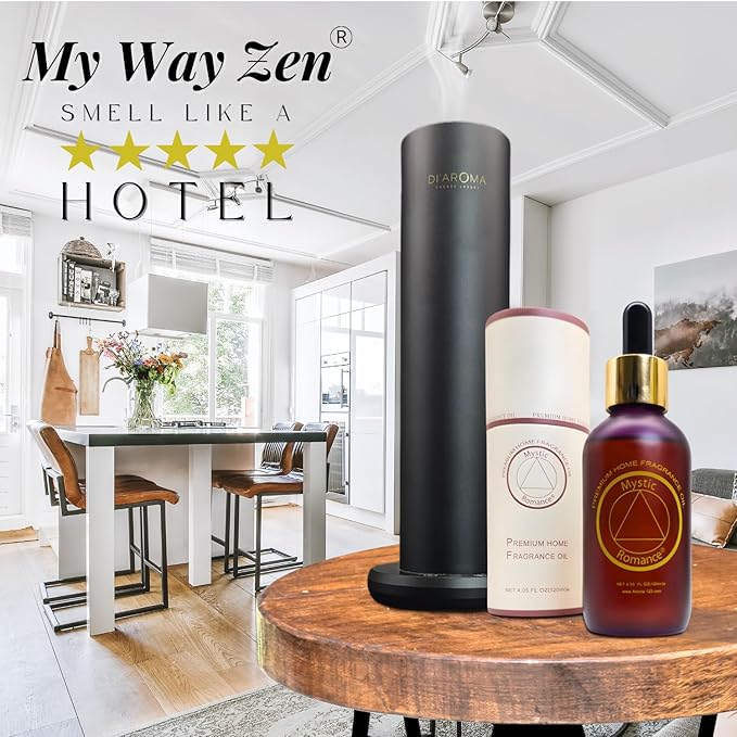 Mystic Romance My Way Zen Premium Home Fragrance Oil - for Aroma Oil Diffusers and Burner Oil Lamps (120ml, My Way Zen)