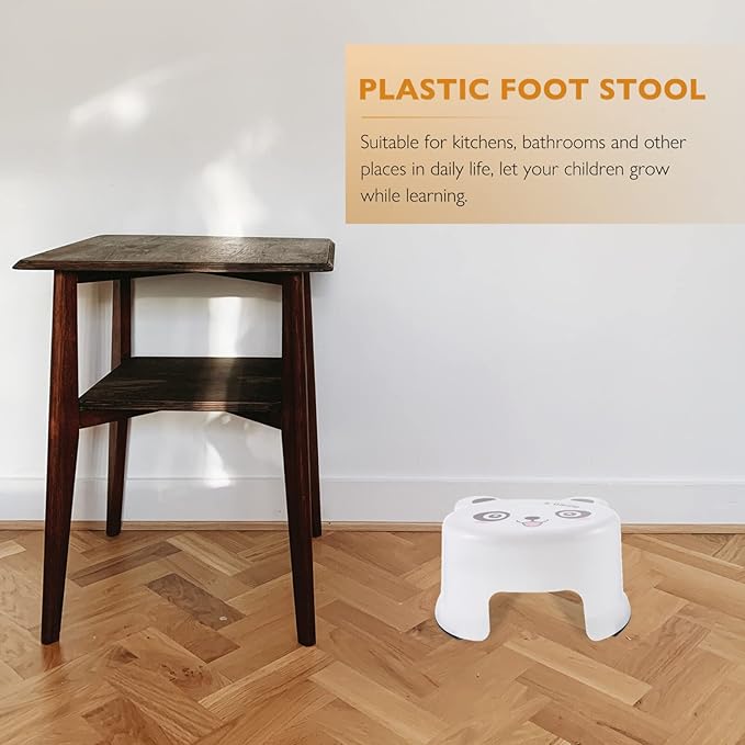 Plastic Stool Anti- Skid Step Stool Step Stool, 1 Pc Bathroom Stool Toilet Step Stool Anti-Skid Step Stool Potty Training Aid Thick Plastic Stool for Adults